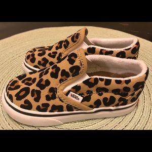 Toddler Girl Cheetah Vans